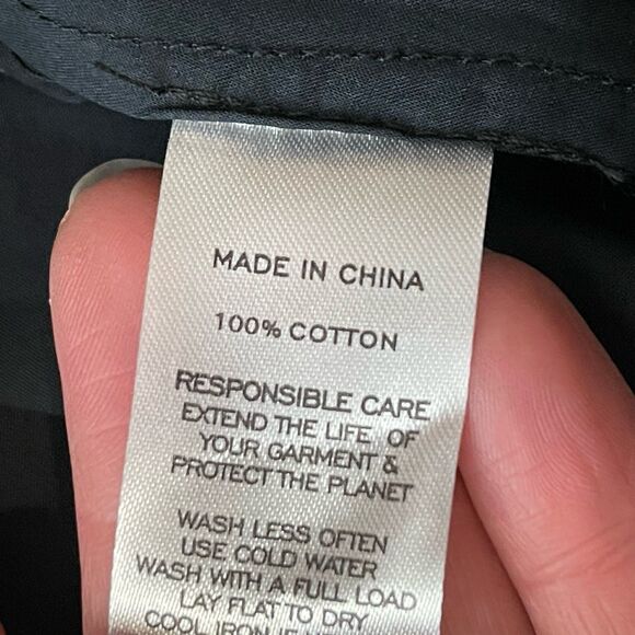 HILL HOUSE The Ophelia Nap Dress Size XXL Black Minimalist Midi Casual Cotton - Picture 8 of 11